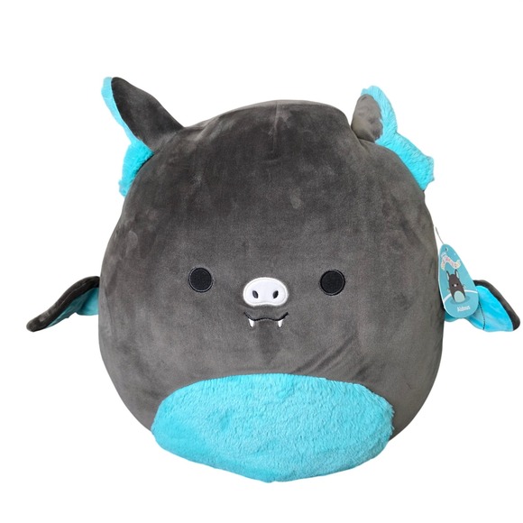 Squishmallows Other - Squishmallows Aldous Fruit Bat Plush Black Teal Original Jazwares